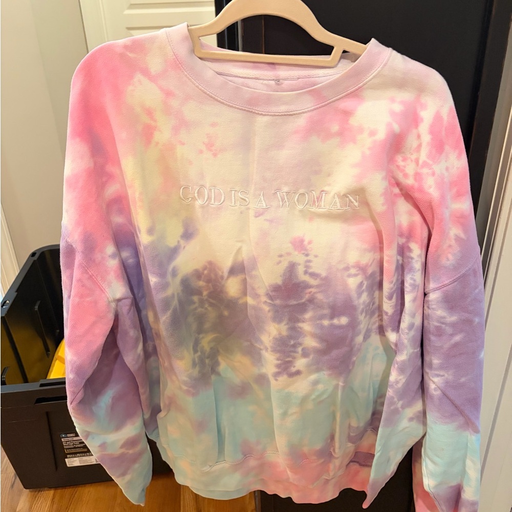 Ariana Grande Pastel Tie-Dye Sweatshirt
